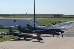 Aircraft at LOT during the NASCAR weekend.